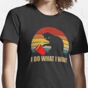 “I DO WHAT I WANT” Cat T - Size Small